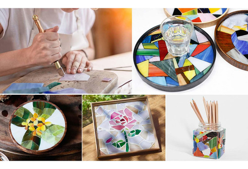 Kit De Fusión De Vidrio Para Microondas, Joyería Diy Hecha