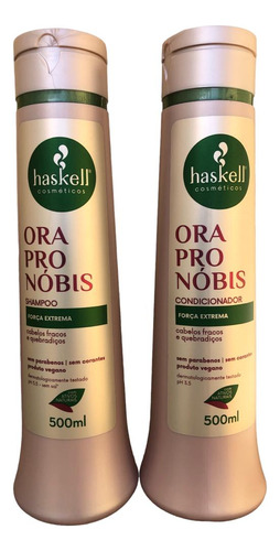 Kit Haskell Ora Pronobis Shampoo 500ml Condicionador 500ml