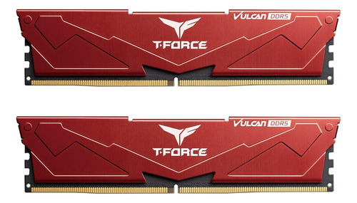 Kit Memoria Ram Team Group T-force Ddr5 5200mhz 2x16gb Rojo