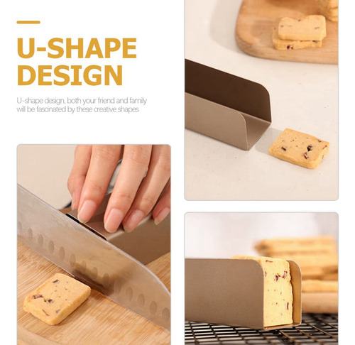 Para Molde Rectangular Para Galletas Antiadherente De