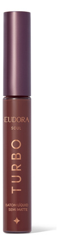 Batom Líquido Marrom Turbinado Semi Mate Turbo Soul 5ml