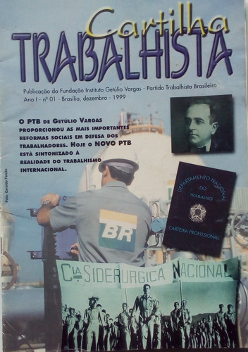 Revista Cartilha Trabalhista. Figv/ptb.