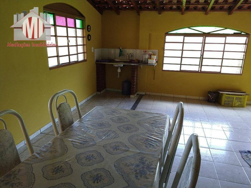 Linda Chácara Com Escritura, 03 Dormitórios, Pomar E Ótimo Bairro, Pertinho Da Cidade À Venda, 1000 M² Por R$ 425.000 - Zona Rural - Pinhalzinho/sp - Ch0590