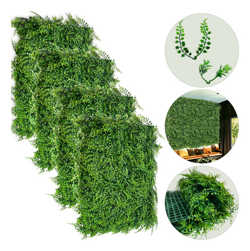 Jardim Vertical Muro Verde Alta Qualidade Grama Sintética