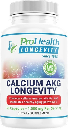 Calcium Akg Longevity 60caps, Prohealth,