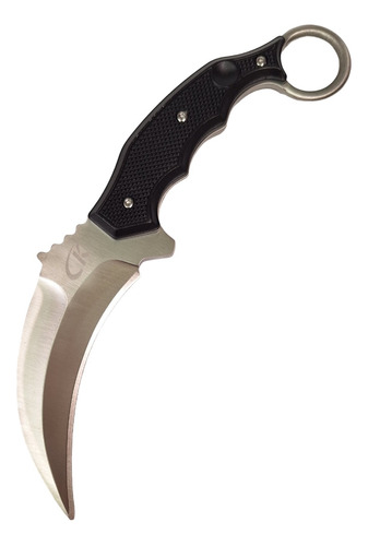 Cuchillo Kerambit Full Tang Black Cav Funda Enterizo Fijo