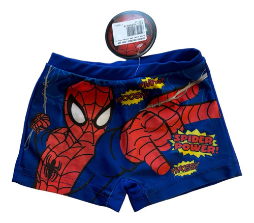 Malla Boxer Tipo Zunga Spiderman Hombre Araña Hasta 1 Año