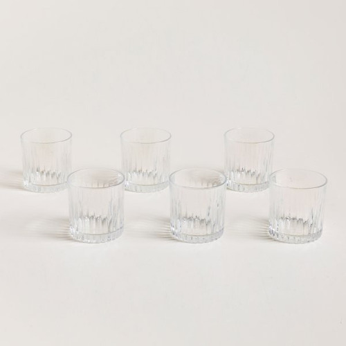 Juego De 6 Vasos De Vidrio Ottawa Para Whisky