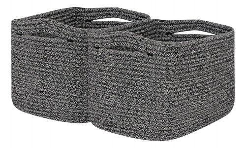 Cubes Shelf Closet Storage Baskets Bins, Cotton Rope Towel B