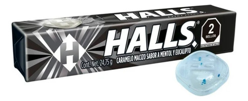Caramelo Macizo Halls Extra Strong 18 Pzas
