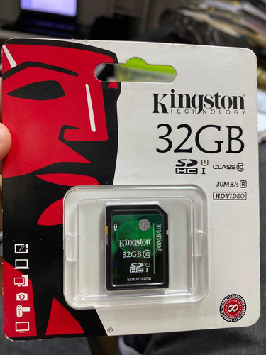 Memoria Kingston Sd Hc 32 Gb Clase 10  30mbs