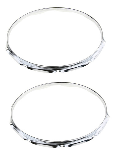 2 X 2 Piezas 14 Pulgadas Sanre Drum Hoop Rim Die Cast Hoops