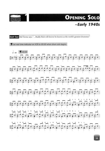 Buddy Rich Jazz Legend: Transcriptions And Analysis Of The W