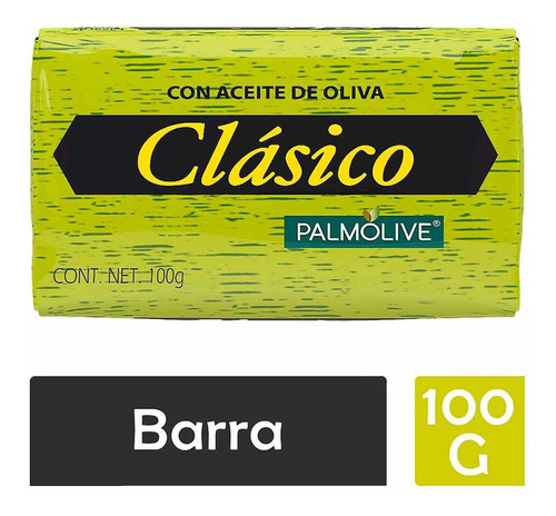 Jabón En Barra Palmolive Clásico Con Aceite De Oliva 100g