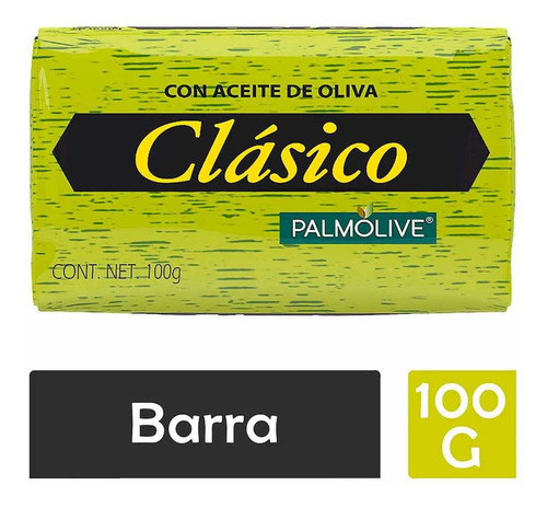 Jabón En Barra Palmolive Clásico Con Aceite De Oliva 100g