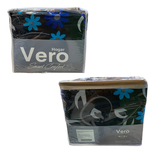 Juego De Sábanas Individual Microfibra Tacto Algodón Vero H Lotto Microfibra