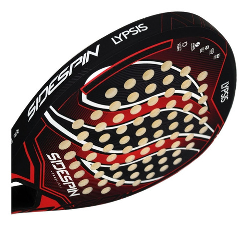 Imagen 3 de 5 de Paleta Padel Side Spin Lypsis Eva Carbon Frame