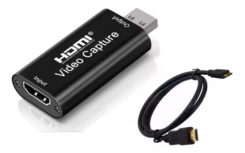 Capturadora Video Hdmi Digital Usb Streaming Con Cable 3 Mts