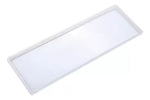 Molde De Silicona Bandeja Rectangular Resina Yeso Cemento