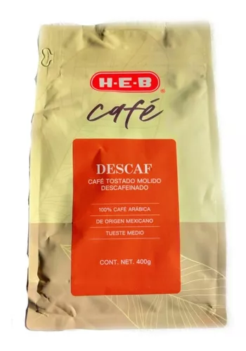 Café Tostado y Molido Café Mexicano Descafeinado 400g 