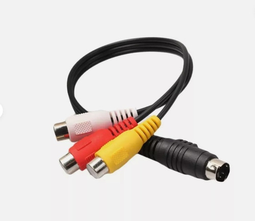 Cable Super Video 9 Pines A 3rca Hembra - Cod 7979