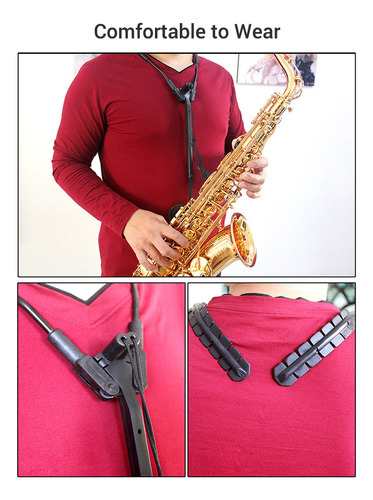 Correa De Saxofón, Cómodo Arnés De Hombro Para Saxofón, Ajus