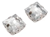 Comprar Gemas Engarzadas 10x10 Mm X50 U. Para Joyería Soldar Y Coser