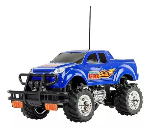 Carrinho de Controle Remoto Pick Up Monster Truck Polibrinq - Barra Rey