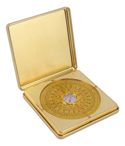 Antigo Feng Shui Luo Pan Iron Precise Flip Cover Feng