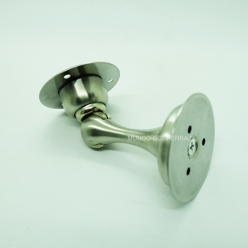 Tope Y Reten Magnetico De Piso /pared Para Puerta Acero Inox