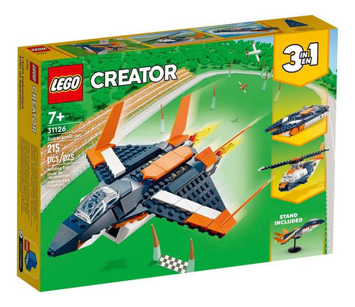 Avión supersónico 3 en 1 Lego Creator - 31126