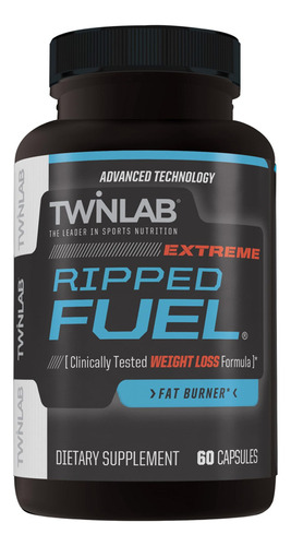 Twinlab Ripped Fuel Extreme - Suplemento Energético Para Ap