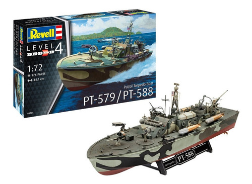 Revell 05165 Patrol Torpedo Boat Pt-588/pt-57 1:72