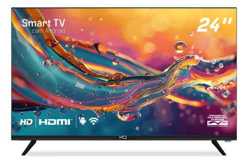 Smart TV de 24" HQ HQSTV24NP com tela LED HD - viva