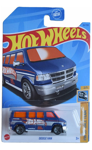 Hot Wheels Dodge Van, Hw 55th Race Team 2/5
