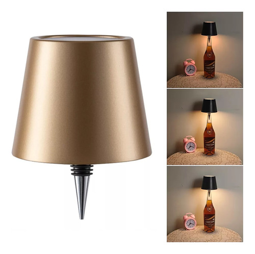 Luz Recargable De 3 Colores Para Botella De Vino