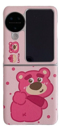 Para Funda Case Para Oppo Find N3 Flip Lambskin Cartoon