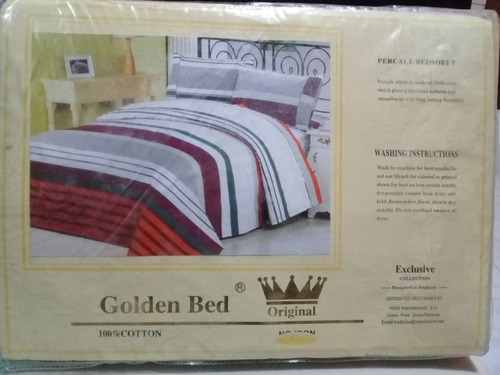 Juego De Sabanas Golden Bed Queen