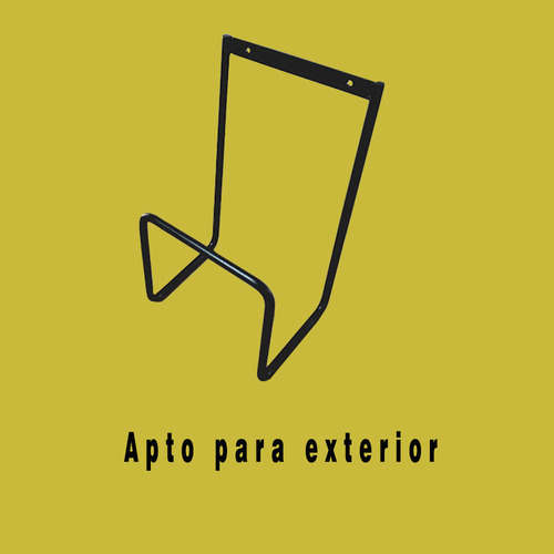 Porta Manguera De Hierro De Pared Modelo S