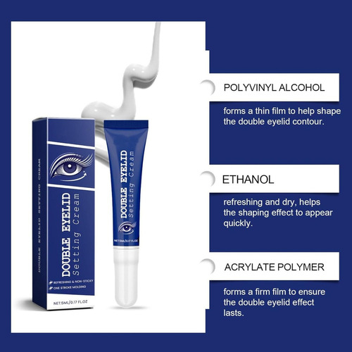 Creme De Definição De Pálpebras Duplas, Efeito Lifting Para