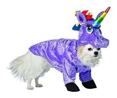 Disfraz Unicornio Morado Para Mascotas Lgbt Pride