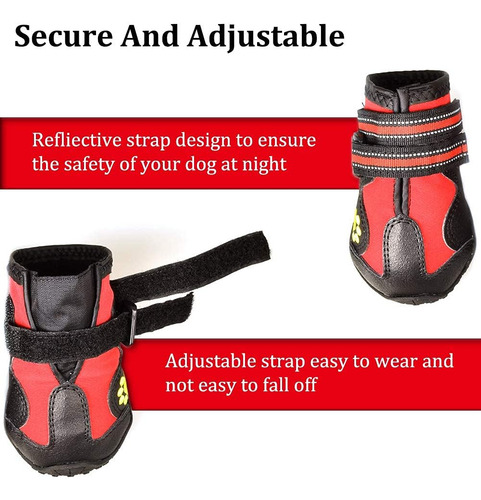 Covertsafe& Botas Impermeables Antideslizantes Para Perro...