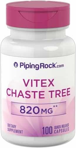 Vitex Chaste Tree 820 Mg X 100 Caps. Piping Rock  