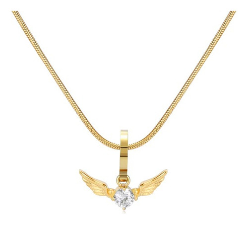 Collar Snitch Dorada Harry Potter Acero Oro Kyragold Promesa Color Dorado