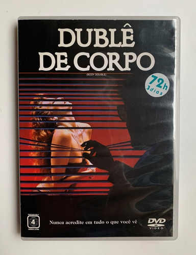 Imagem 1 de 1 de Dvd Dublê De Corpo - Original E Novíssimo