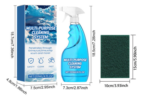 Limpiador En Aerosol Purpose Cleaner, Espuma, Multiusos, All