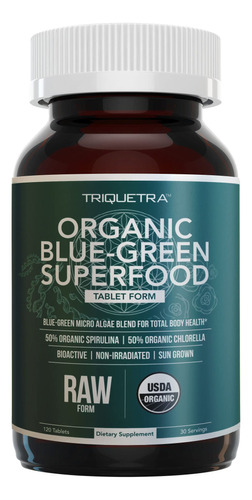 Tabletas Organicas De Espirulina Y Clorella  4 Certificacio