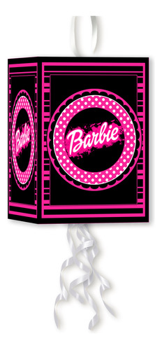 Combo Barbie Logo - Piñata+cartel+banderín