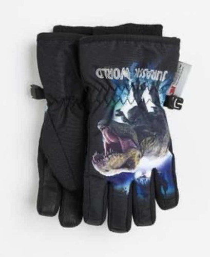 Guantes H&m De Nieve Talle 2-4 Años Dinosaurio Nuevos 