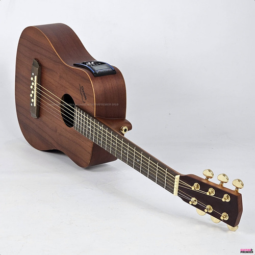 Guitarra Electroacustica Viajera Mahogany Eq Afinador Funda